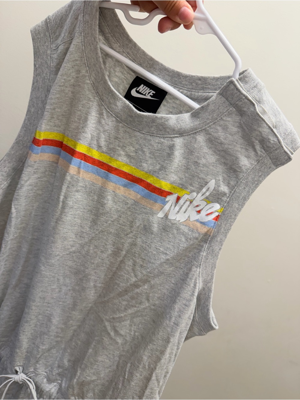 Gray Nike Drawstring romper - Picture 2 of 7